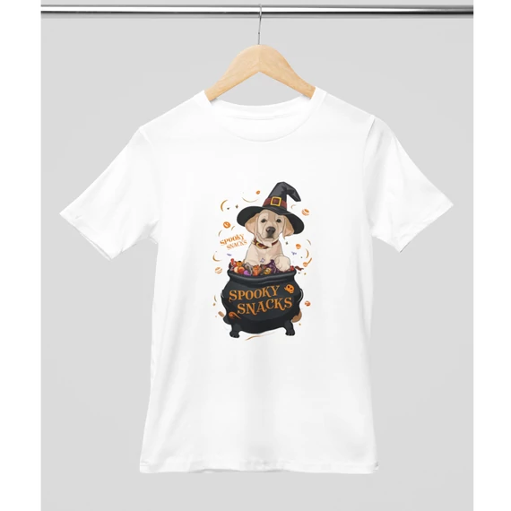 labrador-halloweeni-polo-feher-