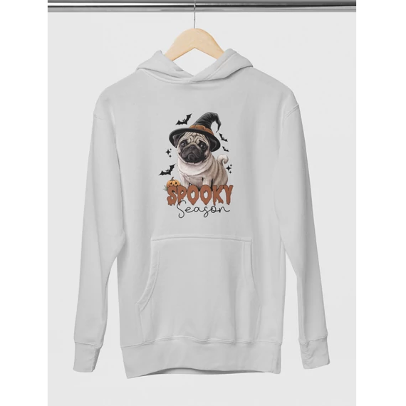 mopsz-halloweeni-kapucnis-pulover-szurke