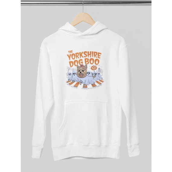 yorkie-halloweeni-kapucnis-pulover-feher
