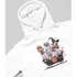 Kép 2/4 - halloweeni-labrador-kapucnis-pulover-feher----1