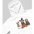 Kép 2/4 - labrador-mintas-halloweeni-kapucnis-pulover-feher-1